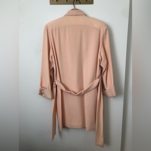 Vintage 100% Virgin Wool Coat/Trench - Picture 3 of 6